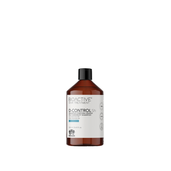 Plaukų šampūnas nuo riebių pleiskanų BIOACTIVE HAIR TREATMENT D-CONTROL Sh 250 ml.