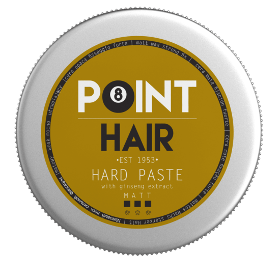 Matinė plaukų pasta ypač stiprios fiksacijos POINT HAIR HARD WAX 100 ml.