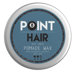 Vandens pagrindo plaukų vaškas su vidutiniu fiksavimu POINT HAIR POMADE WAX 100 ml.