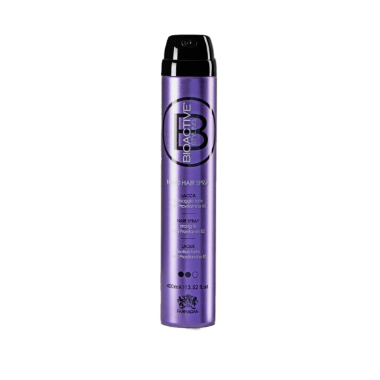 Bioaktyvus kietas plaukų lakas 400ml Bioactive styling hard hair spray