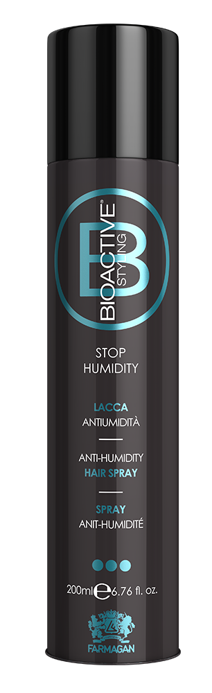BIOACTIVE STYLING STOP HUMIDITY HAIR SPRAY Drėgmei atsparus plaukų lakas 200ml