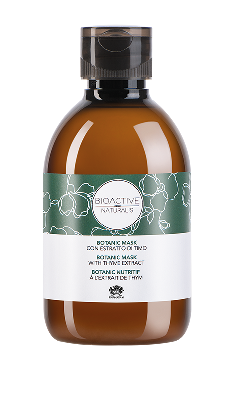 Plaukų kaukė su čiobrelių ekstraktu BIOACTIVE NATURALIS BOTANIC 230 ml.