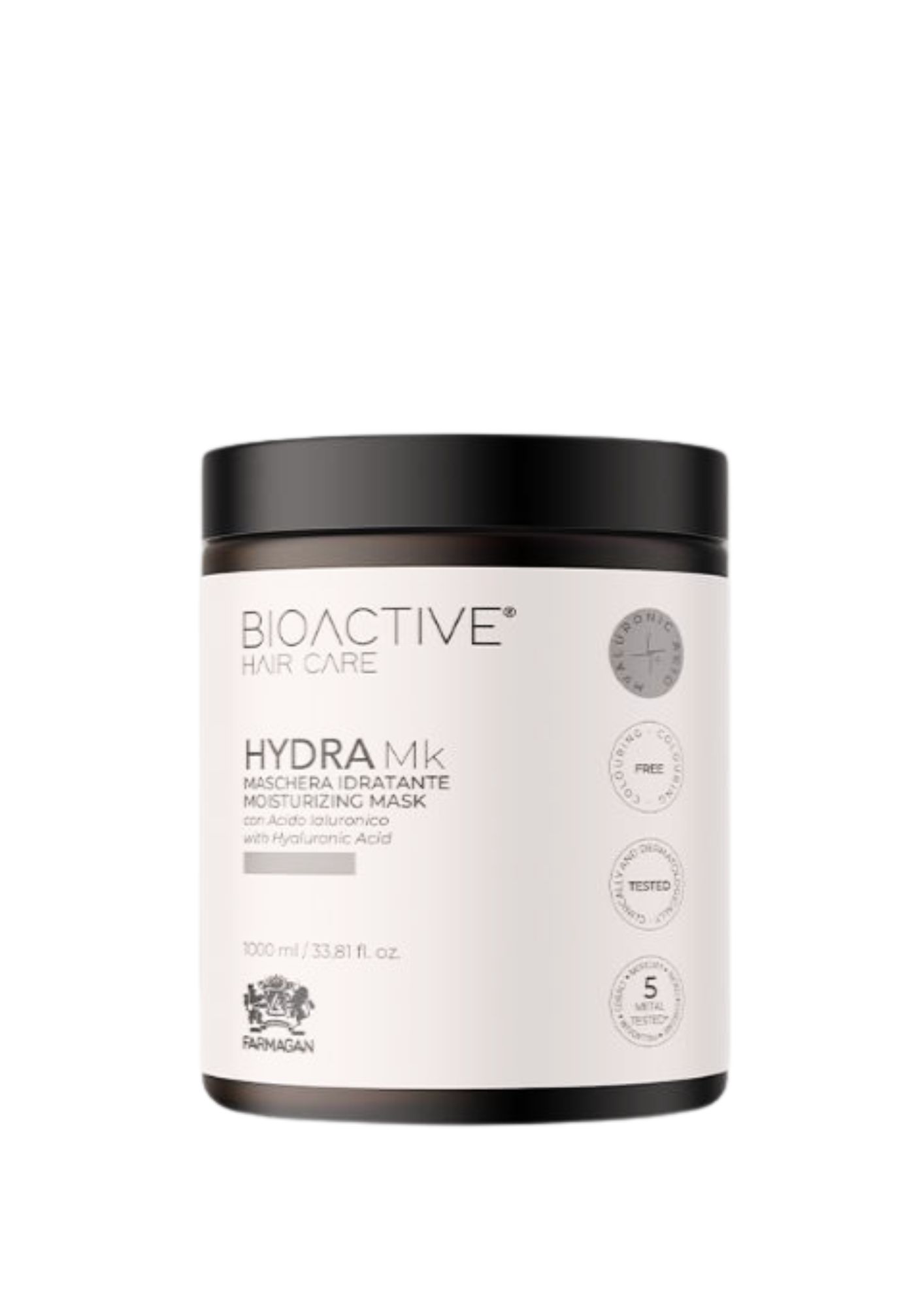 Drėkinanti plaukų kaukė BIOACTIVE HAIR CARE HYDRA MK 1000ml