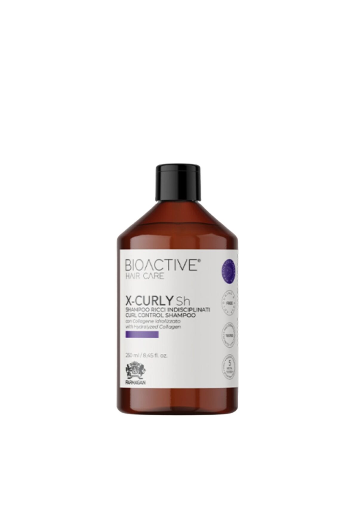 Bioactive Hair Care X-CURLY Sh Garbanų kontrolės šampūnas 250 ml