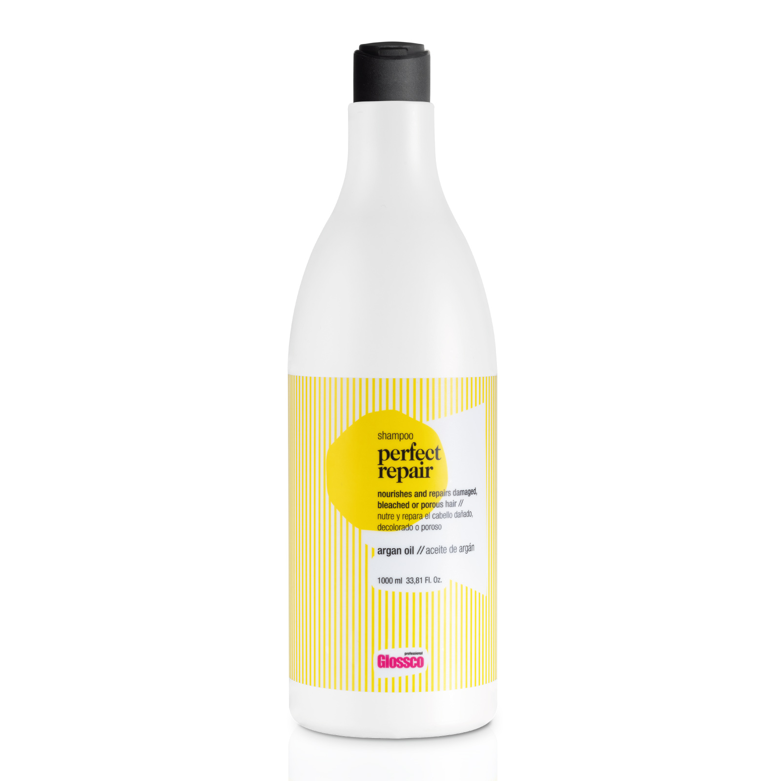 Glossco perfect repair Intensyviai maitinantis šampūnas pažeistam plaukui 1000ml