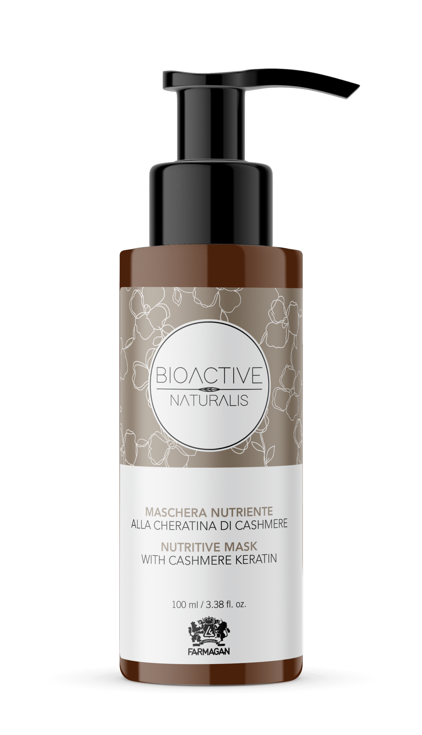 BIOACTIVE NATURALIS Maitinamoji kaukė su kašmyro keratinu 100 ml