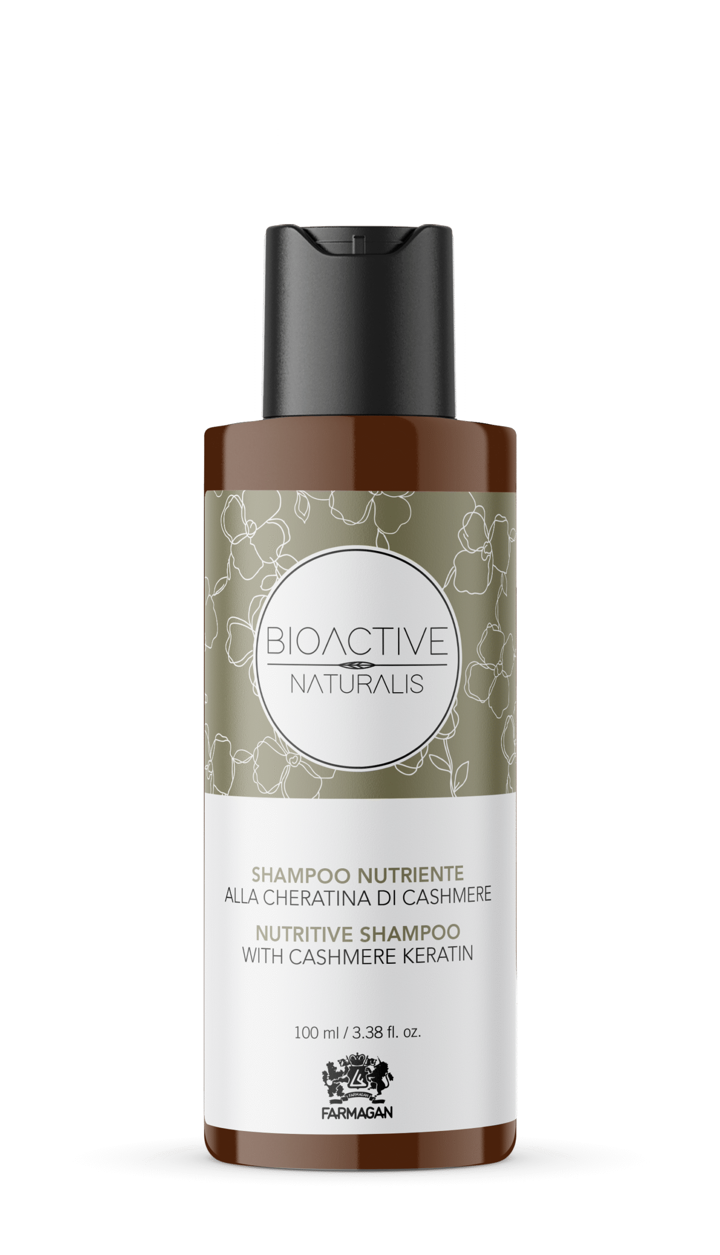 BIOACTIVE NATURALIS Maitinamasis šampūnas su kašmyro keratinu 100 ml