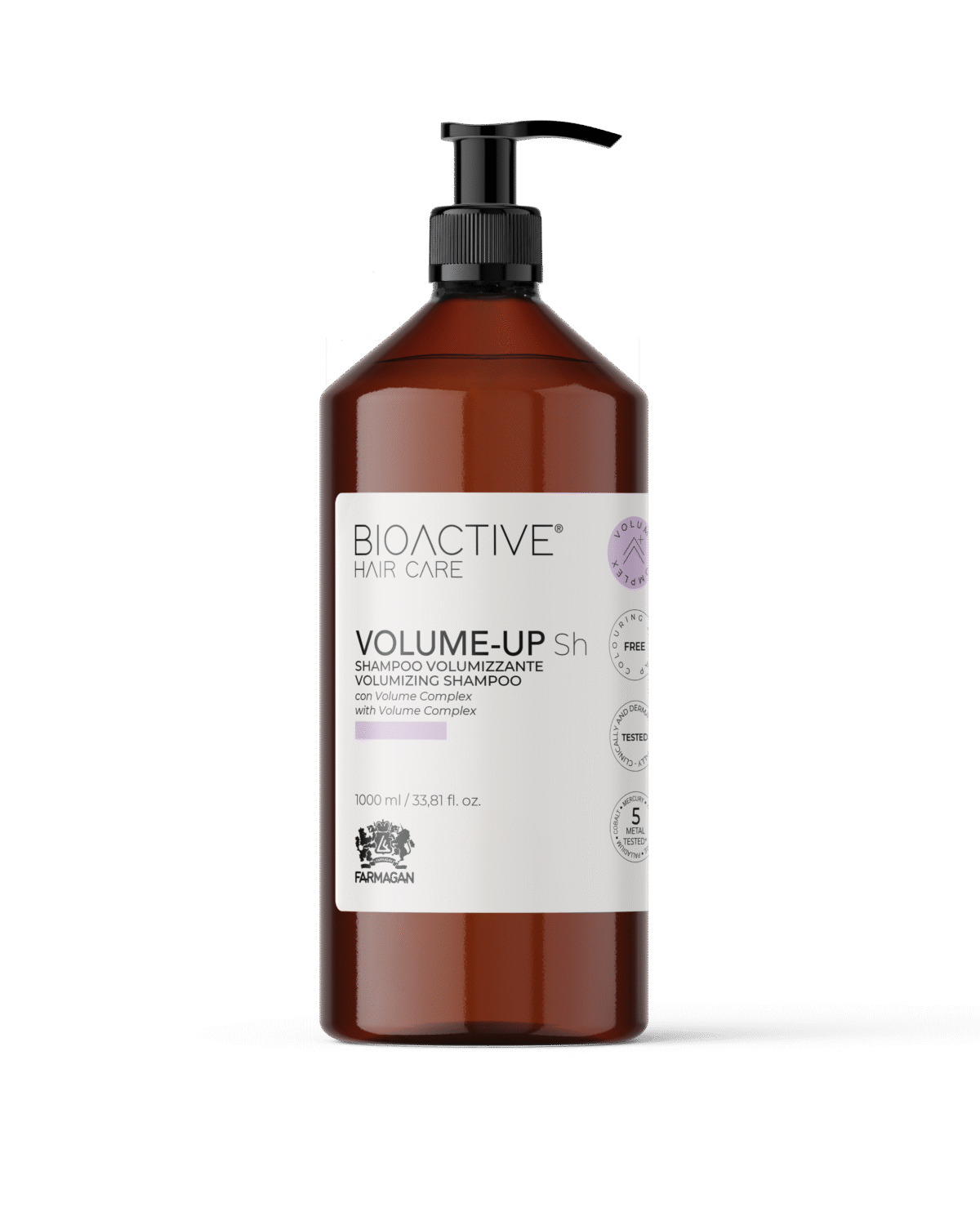 Purumo suteikiantis plaukų šampūnas BIOACTIVE HAIR CARE VOLUME-UP Sh 1000 ml.