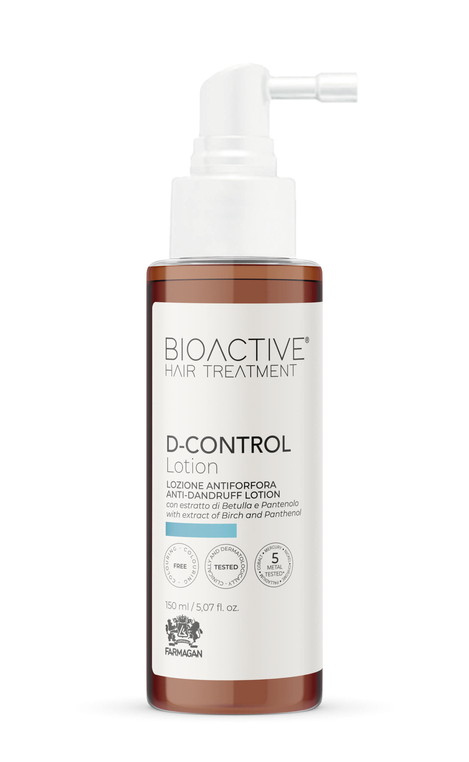 Bioactive Hair Treatment D-control Lotion Antidandruff Lotion lo sjonas nuo sausų pleiskanų 150ml