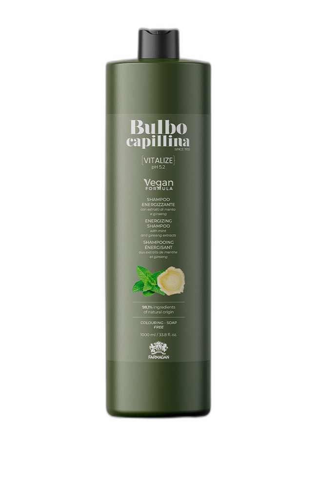 BULBO CAPILLINA VITALIZE | stiprinantis šampūnas silpniems ir gyvybingumą praradusiems plaukams