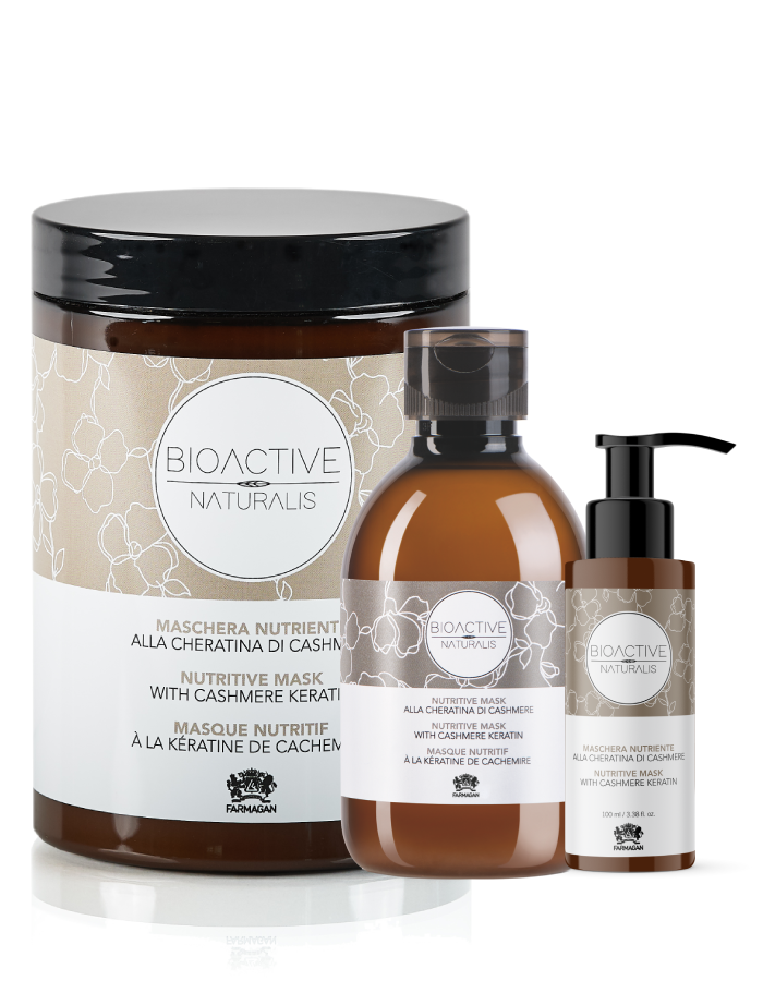BIOACTIVE NATURALIS NUTRITIVE | maitinamoji kaukė su kašmyro keratinu sausiems plaukams