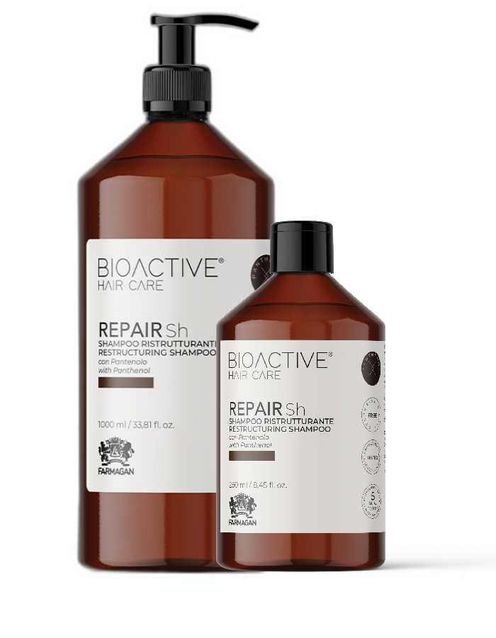 BIOACTIVE HAIR CARE REPAIR | atkuriamasis šampūnas pažeistiems plaukams