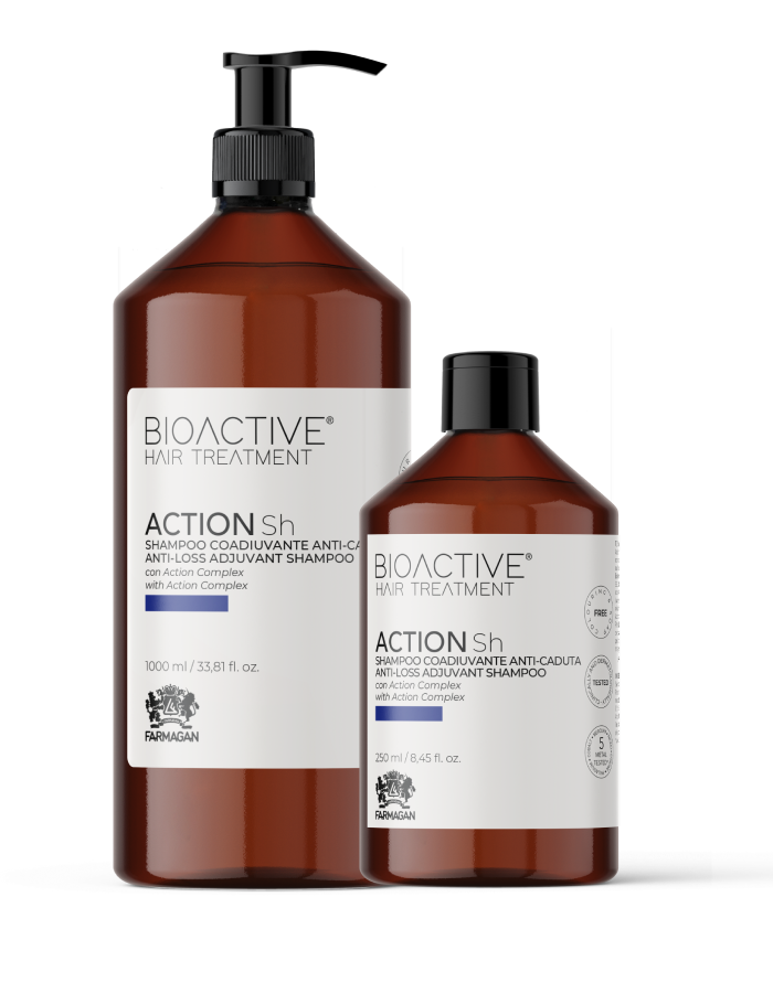 BIOACTIVE HAIR TREATMENT ACTION | intensyvaus poveikio šampūnas nuo plaukų slinkimo