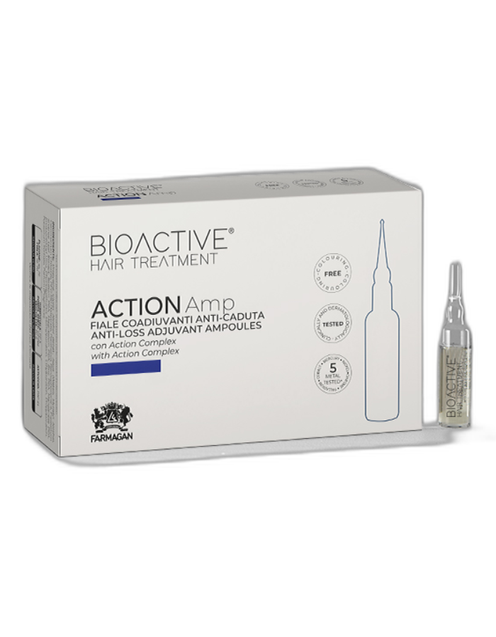 BIOACTIVE HAIR TREATMENT ACTION | intensyvaus poveikio ampulės nuo plaukų slinkimo