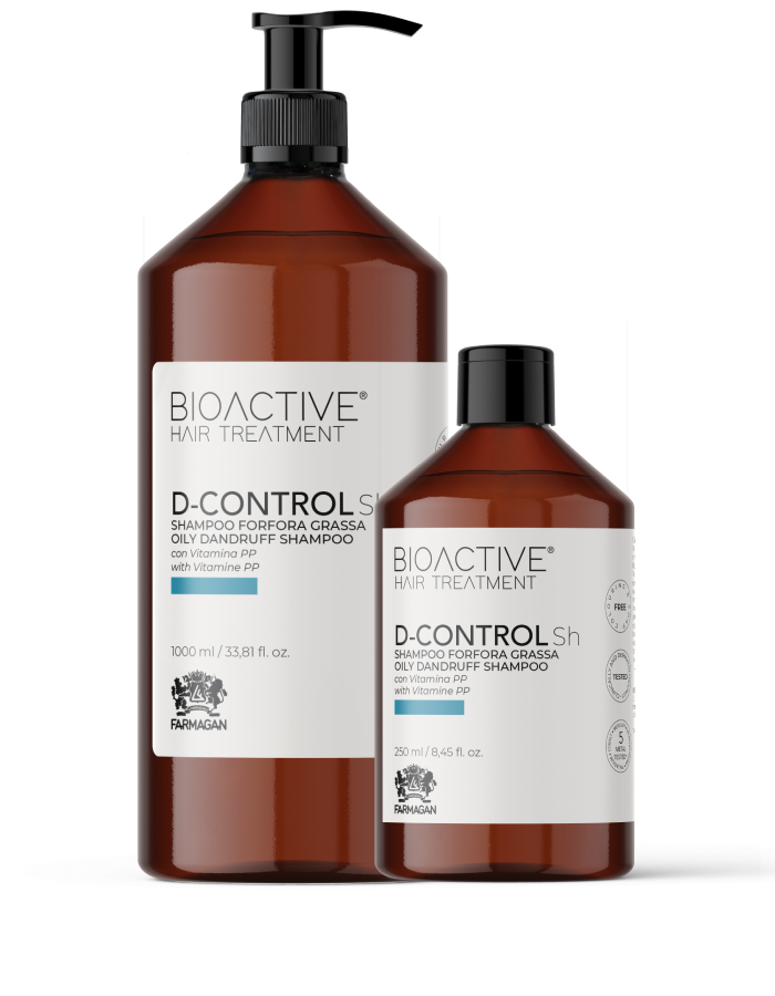 BIOACTIVE HAIR TREATMENT D-CONTROL OILY | šampūnas nuo riebių pleiskanų