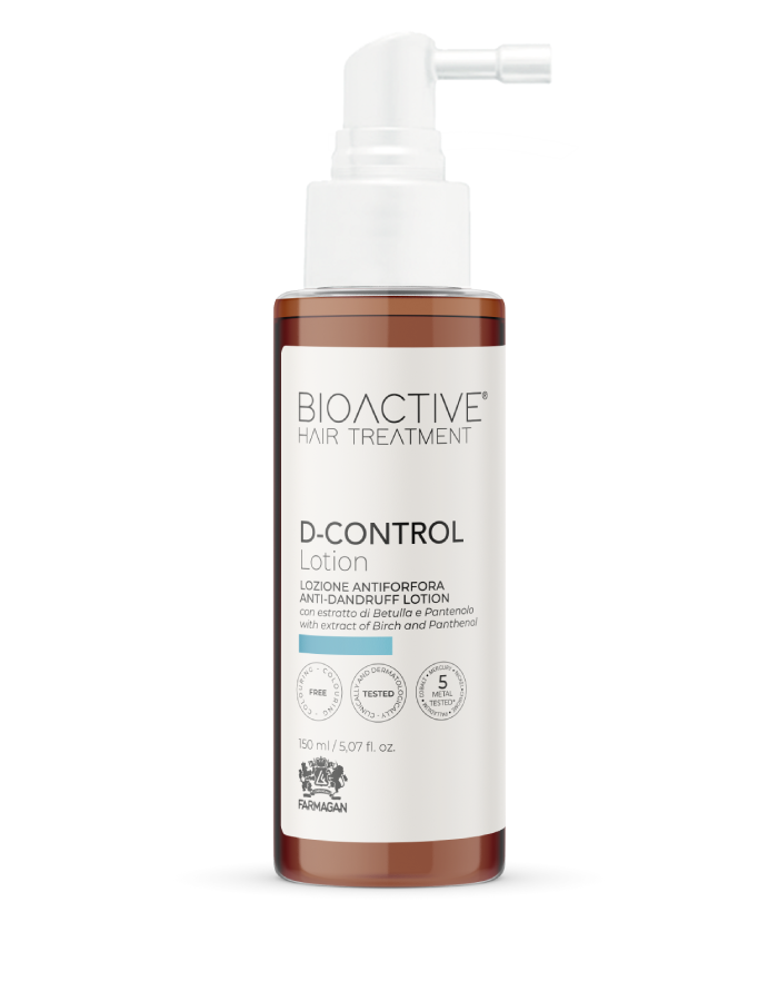 BIOACTIVE HAIR TREATMENT D-CONTROL | losjonas nuo pleiskanų galvos odai