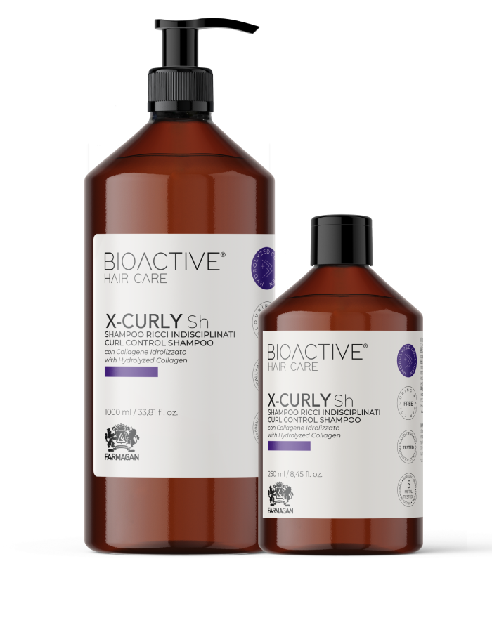 BIOACTIVE HAIR CARE X-CURLY | garbanas kontroliuojantis šampūnas