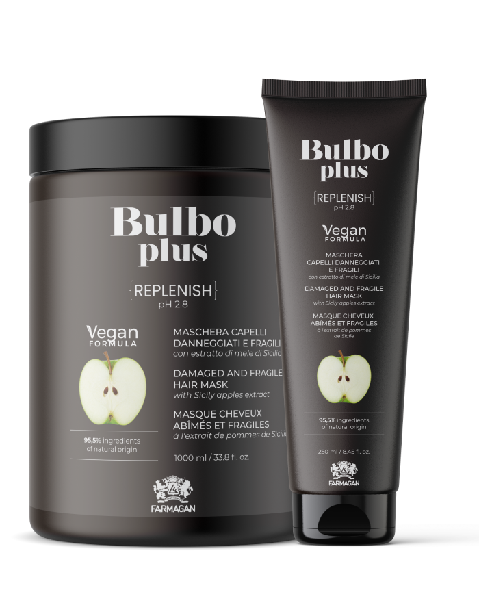 BULBO PLUS REPLENISH | atkuriamoji kaukė silpniems ir ploniems plaukams