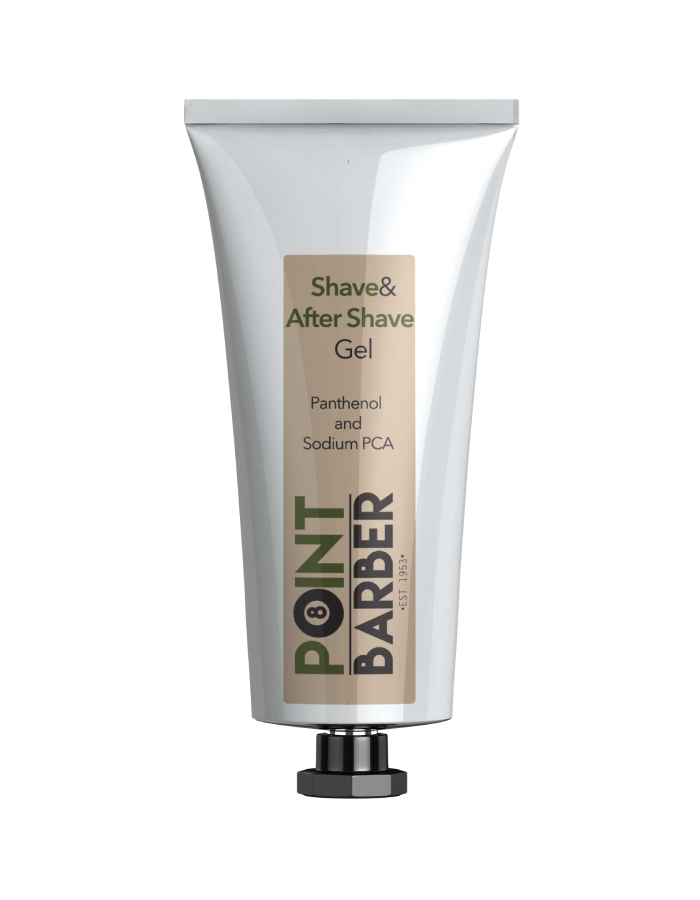 POINT BARBER SHAVE & AFTER SHAVE GEL | gelis skutimuisi ir po jo