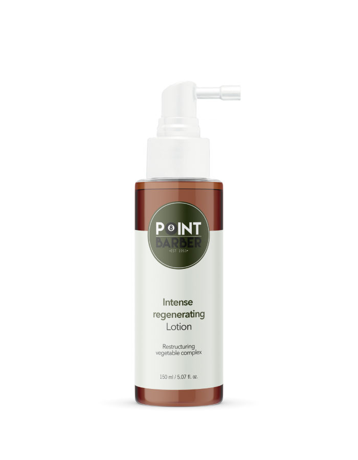 POINT BARBER INTENSE REGENERATING | intensyviai atkuriantis losjonas vyrų galvos odai