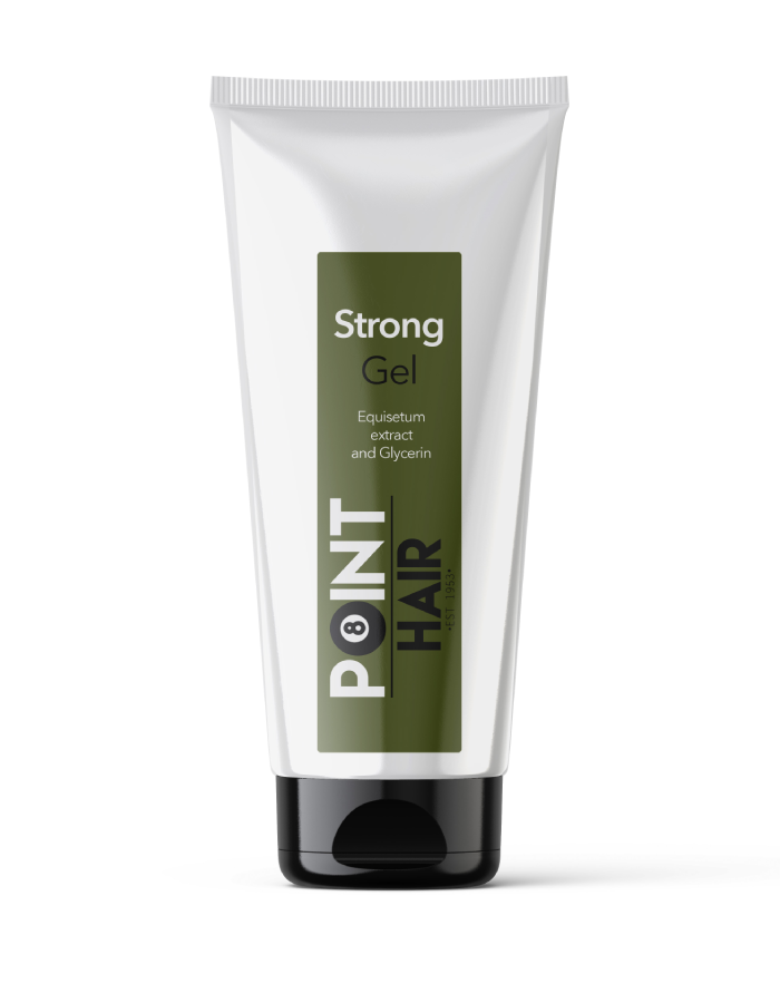 POINT HAIR STRONG GEL | stiprios fiksacijos plaukų gelis vyrams
